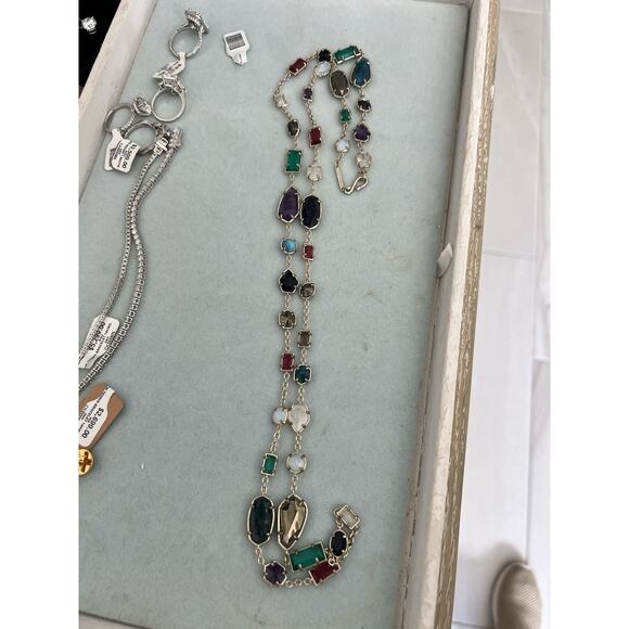 Kendra Scott Long Joann Necklace, $89 Retail 34 inch multi colors and shapes - Picture 5 of 6